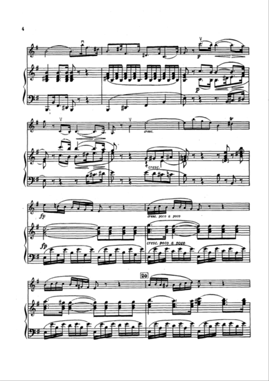 Violin Sonata Violin Solo scores gallery preview page 2