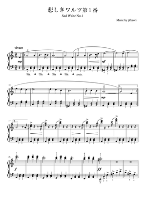 Piano Etude "Sad Walz No. 1"