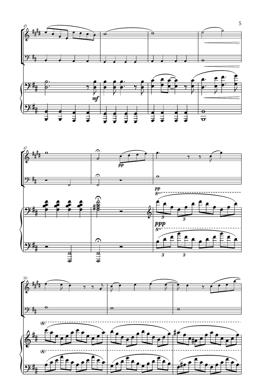 Mary, Did You Know? Woodwind Duet scores gallery preview page 5
