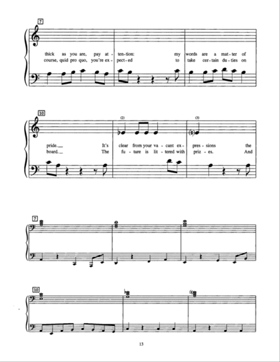 Be Prepared (from The Lion King) Piano scores gallery preview page 2
