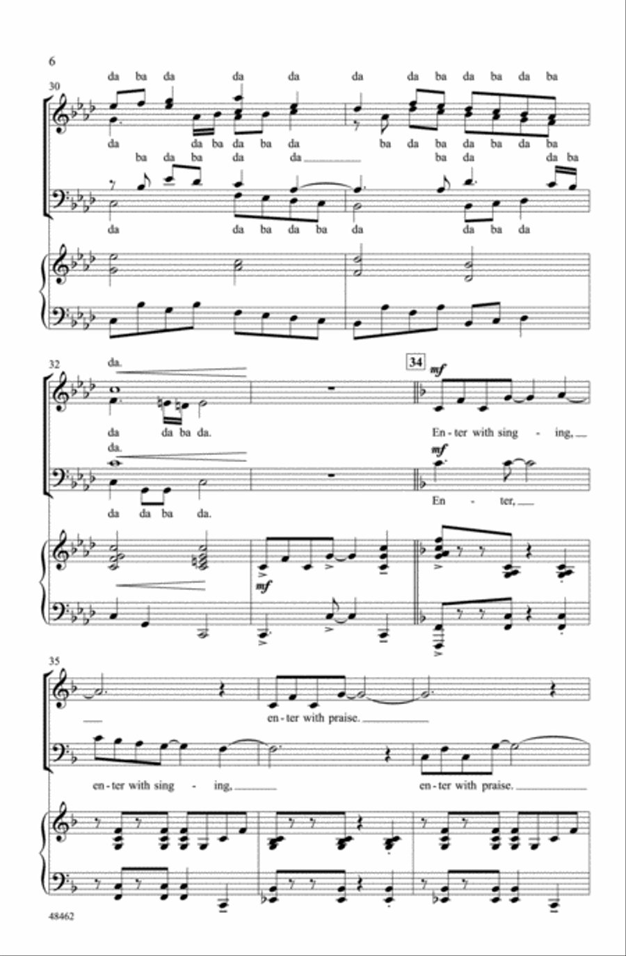Enter with Song! Choir scores gallery preview page 5