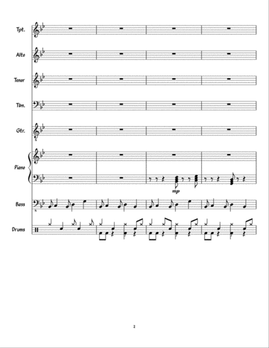 Baby's First Lick Baby's First Lick Jazz Ensemble scores gallery preview page 2