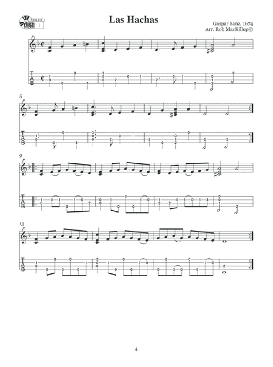 20 Spanish Baroque Pieces by Gaspar Sanz Arranged for Uke Ukulele scores gallery preview page 5