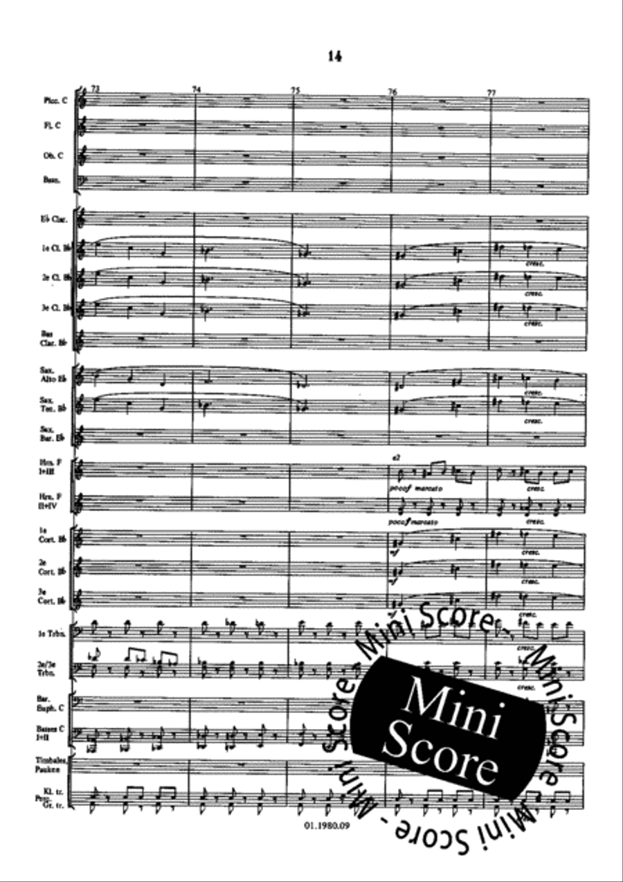 Dynamic Ouverture Concert Band scores gallery preview page 18