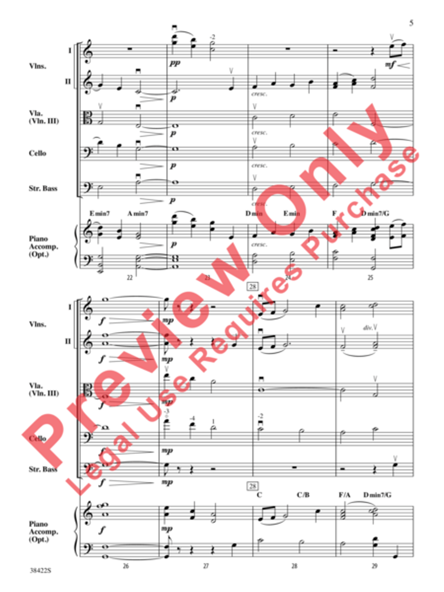 As Twilight Falls As Twilight Falls String Orchestra scores gallery preview page 6