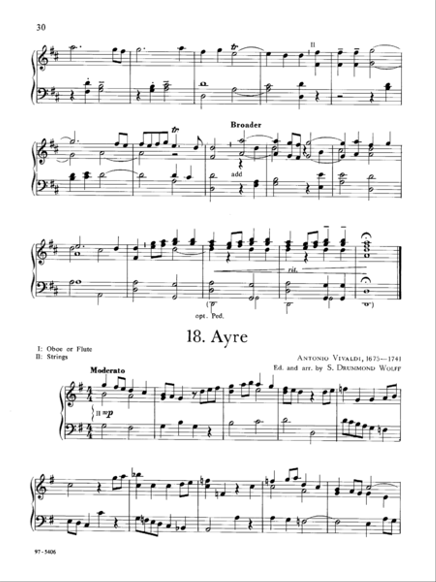 Baroque Music for Manuals, Vol. II Organ scores gallery preview page 15