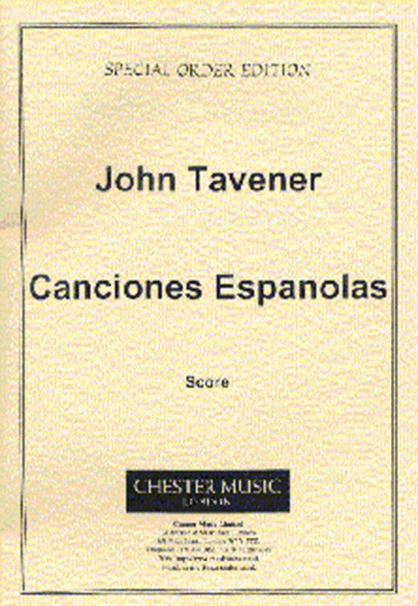 Canciones Espanolas (1972)