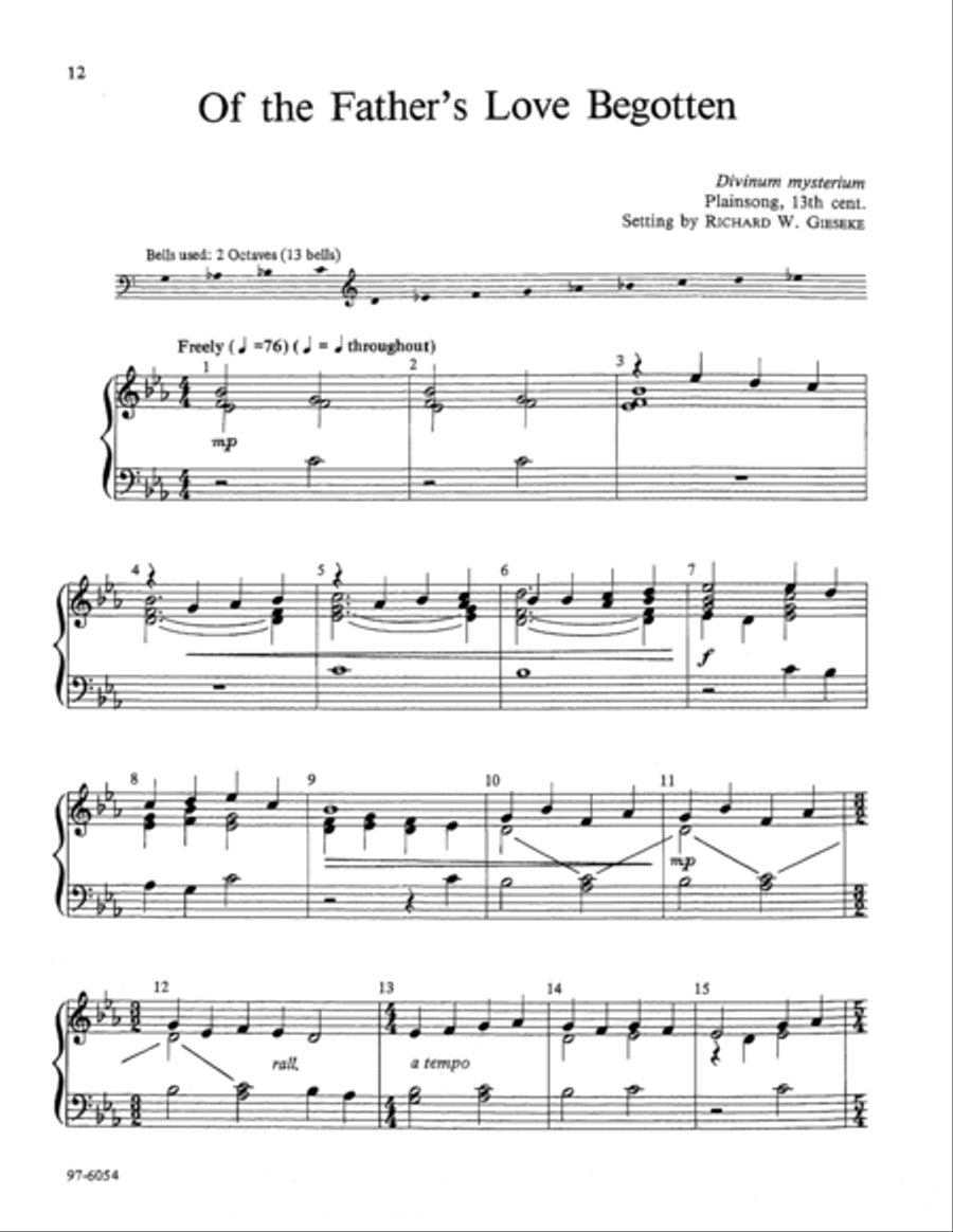 Let His Praises Ring Let His Praises Ring Handbell Choir scores gallery preview page 6