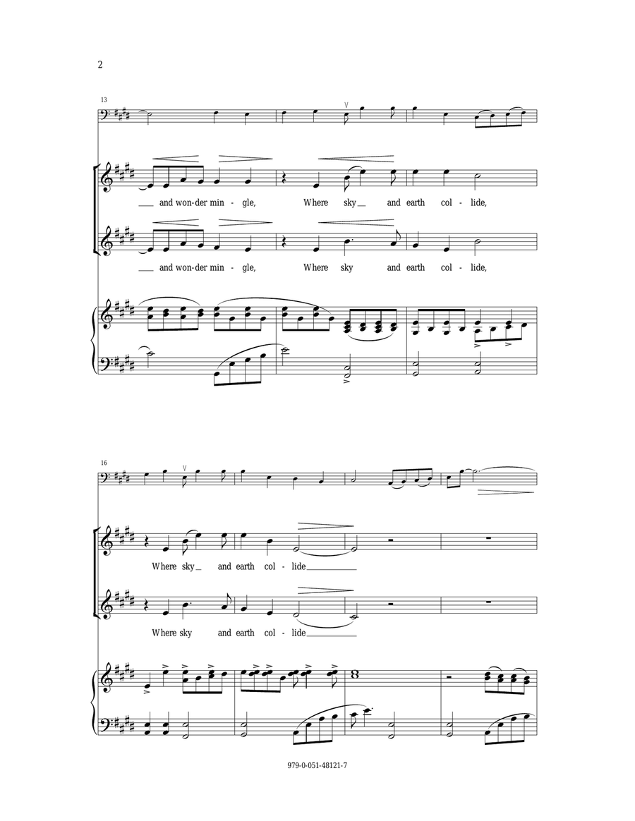 Heaven Unfolding 2-Part scores gallery preview page 2