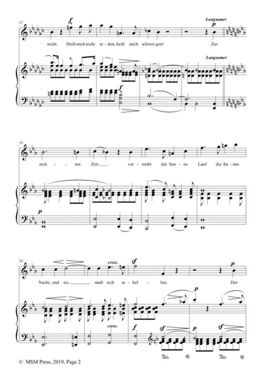 Schumann-Heiß mich nicht reden,heiß mich schweigen,Op.98a No.5 in e♭ minor
