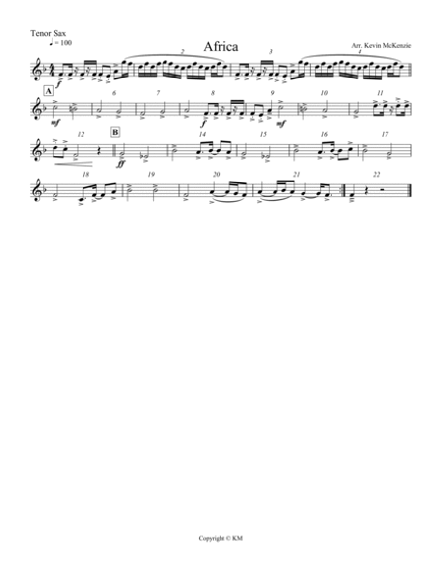 Africa Marching Band scores gallery preview page 6