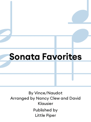 Book cover for Sonata Favorites