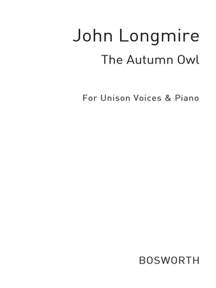 The Autumn Owl Unison And Piano