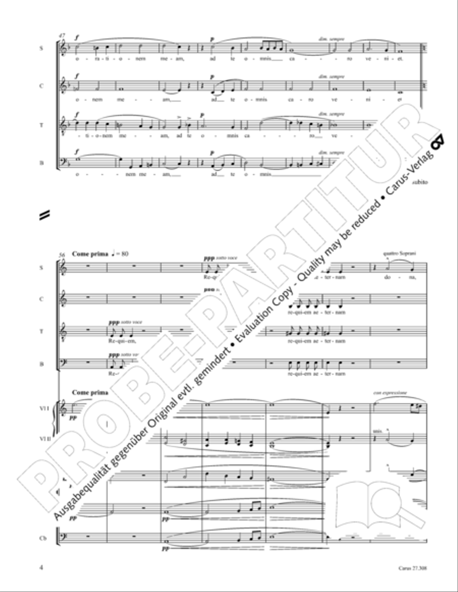 Messa da Requiem 4-Part scores gallery preview page 10