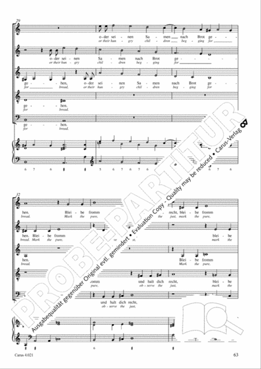 Schein: Israelsbrunnlein. Fontana d'Israel. Complete edition Choir scores gallery preview page 70