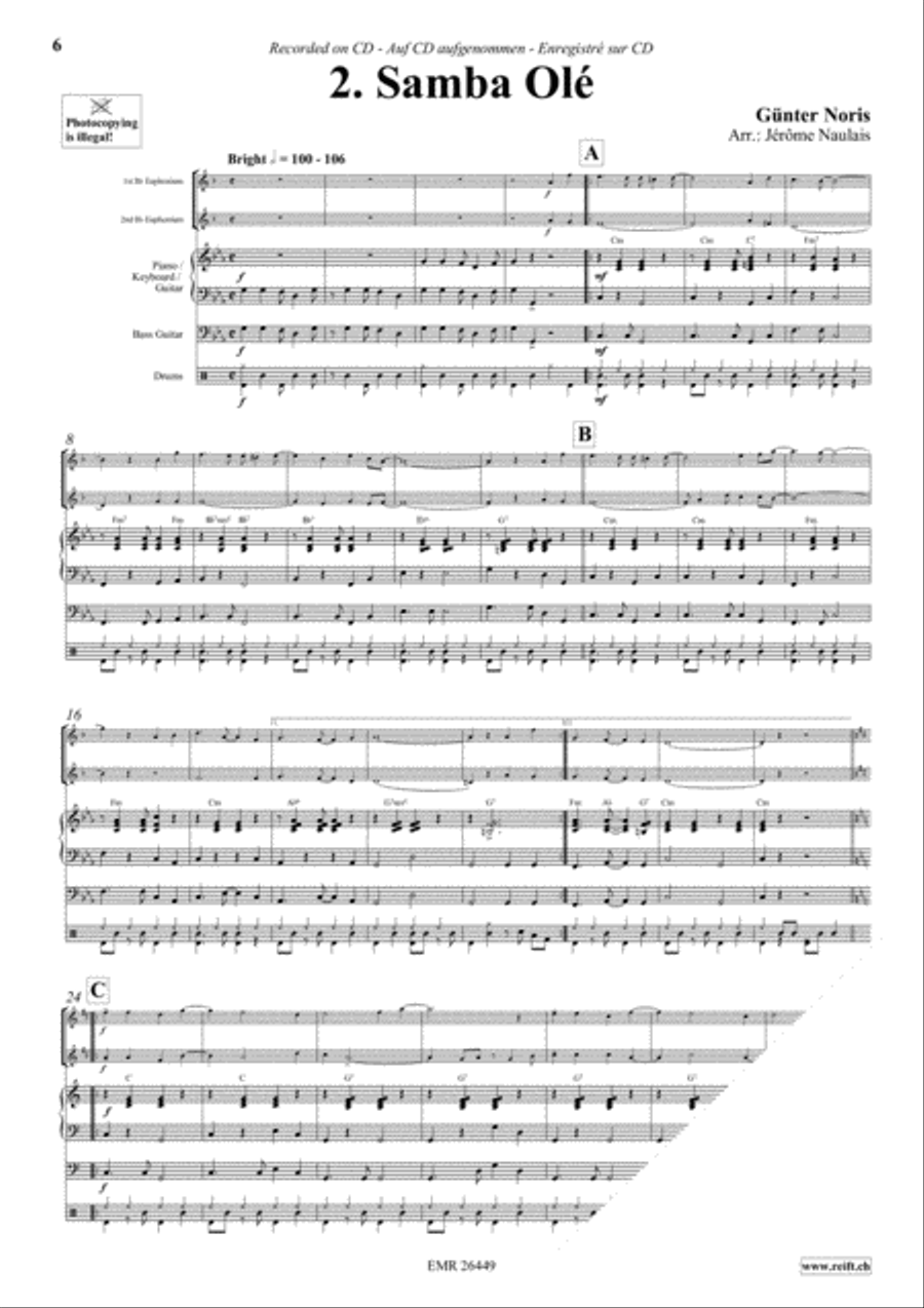 Let's Dance Volume 5 Euphonium Duet scores gallery preview page 4