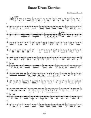 Snare Drum Exercise