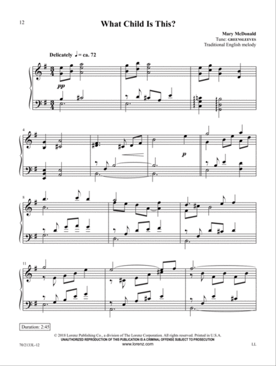Christmas by Candlelight Piano Solo scores gallery preview page 5