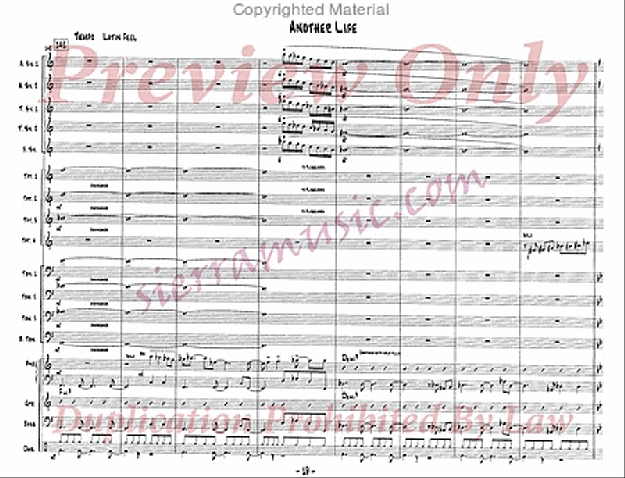 Another Life Big Band scores gallery preview page 20