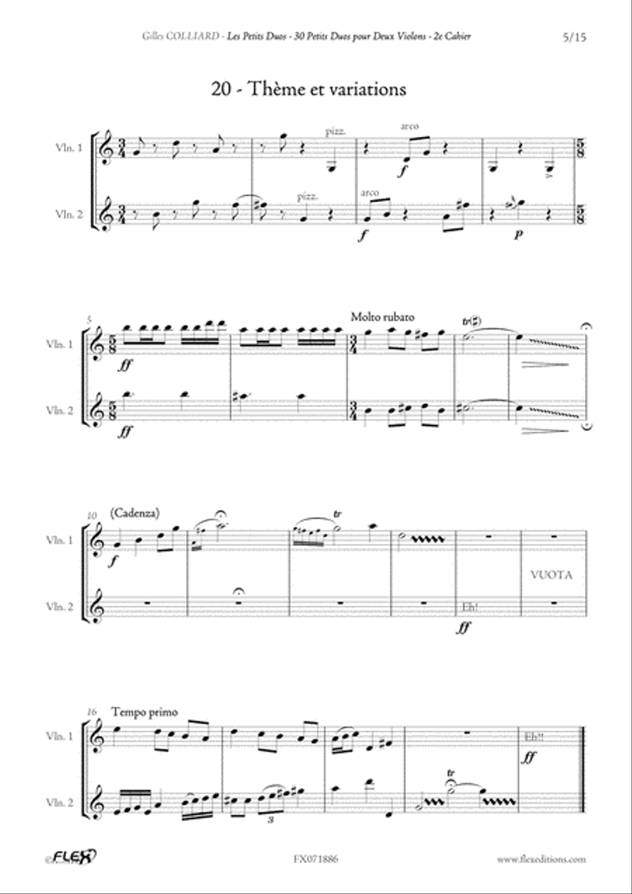 31 Small Duets - Volume 2 String Duet scores gallery preview page 6