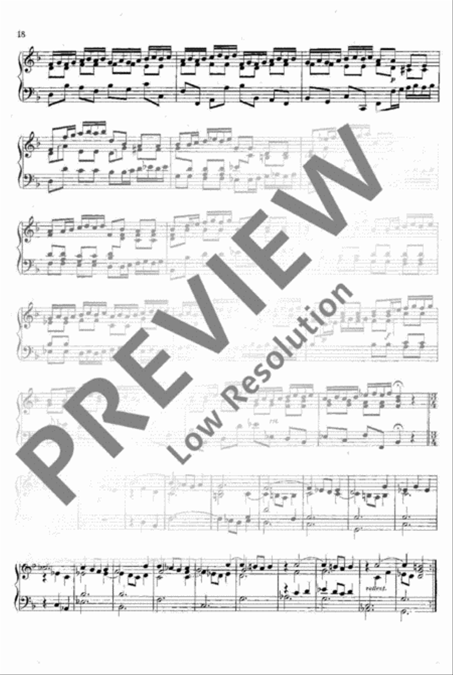 Selected Keyboard Works Harpsichord scores gallery preview page 19