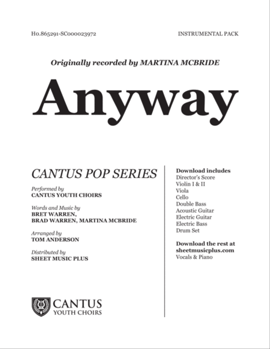 Anyway 4-Part scores gallery preview page 1