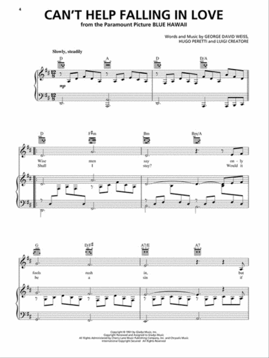 Love Songs Piano, Vocal, Guitar scores gallery preview page 3