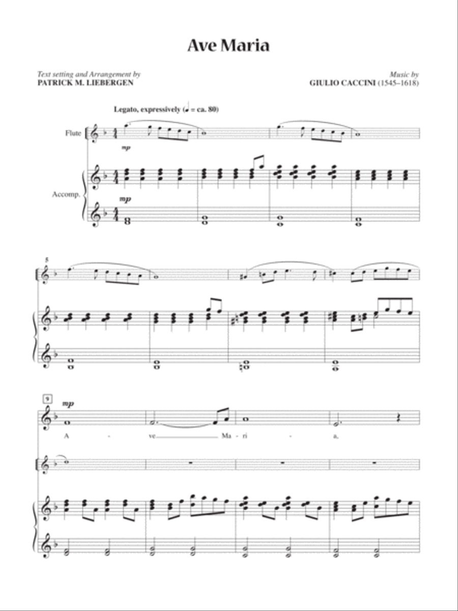 Ave Maria [Low Voice] Low Voice scores gallery preview page 1