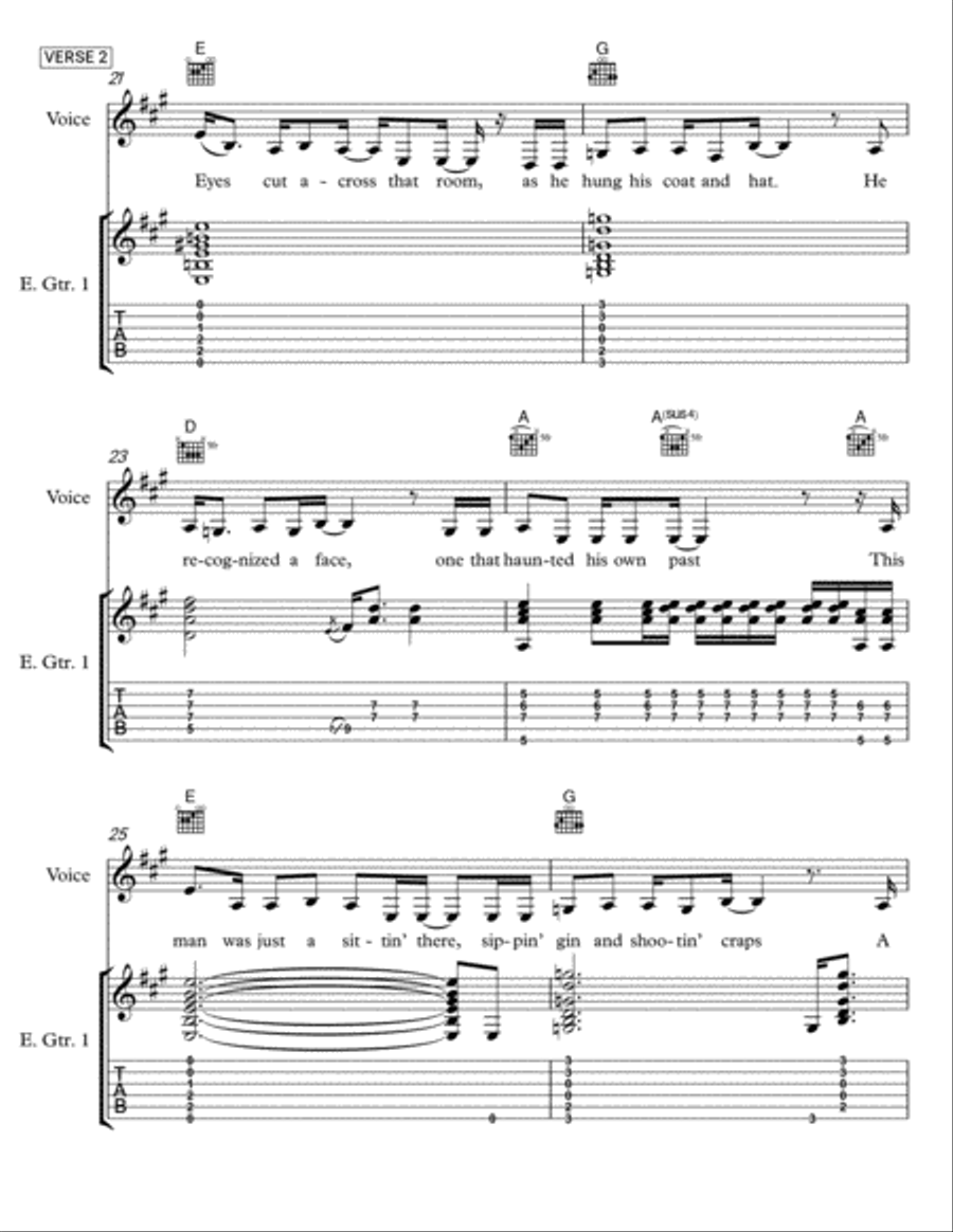Legend of Charlie Jones Electric Guitar scores gallery preview page 4