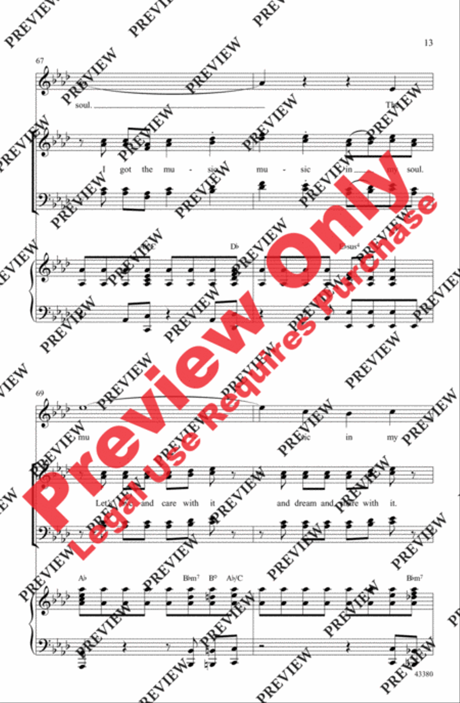 Music in My Soul - SoundTrax CD (CD only) Choir scores gallery preview page 13