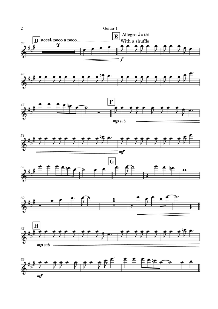 It Ain't What You Do Guitar Ensemble scores gallery preview page 5