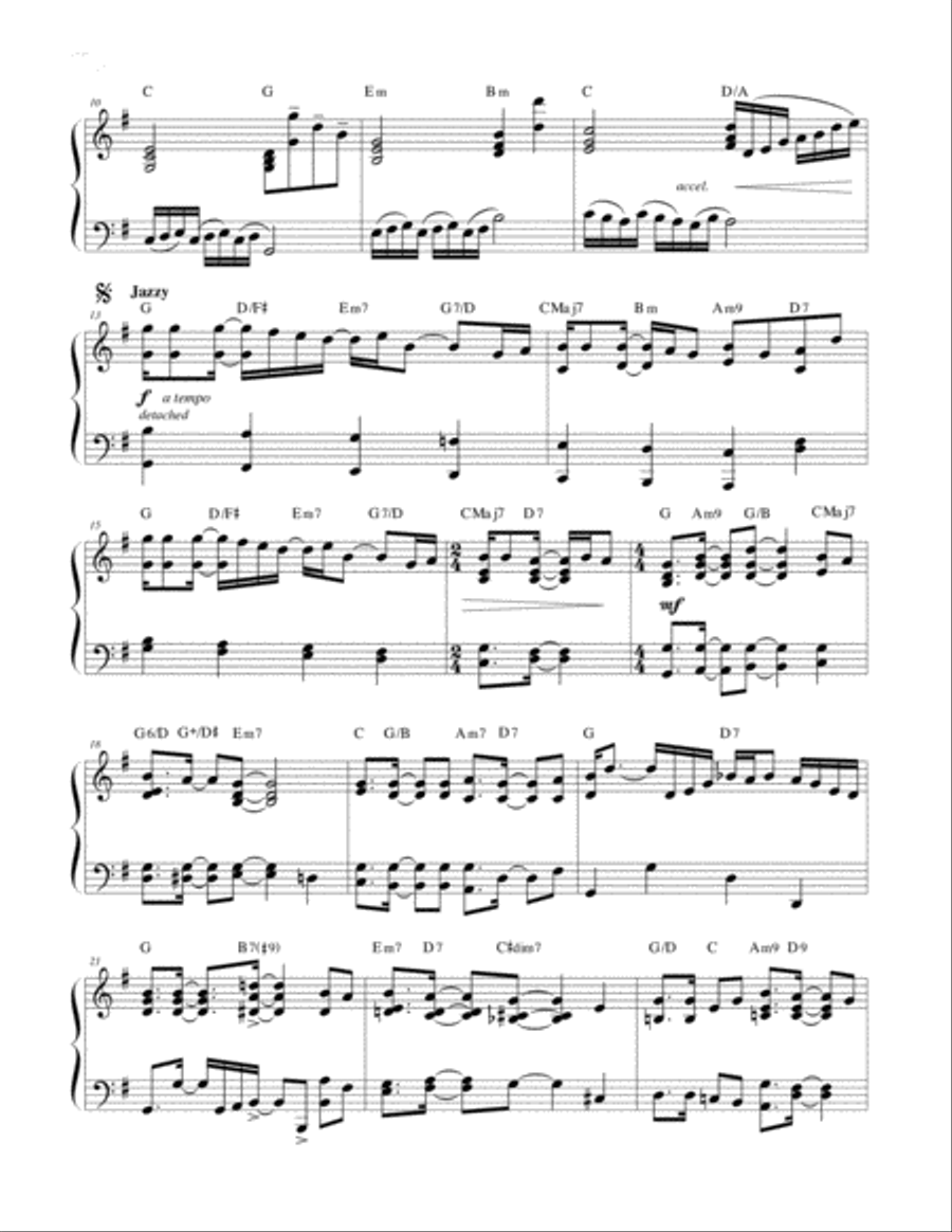 Standing in the Need of Prayer - Solo Piano Piano Solo scores gallery preview page 4