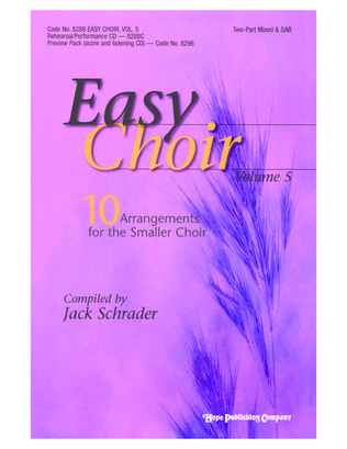 Book cover for Easy Choir, Vol. 5