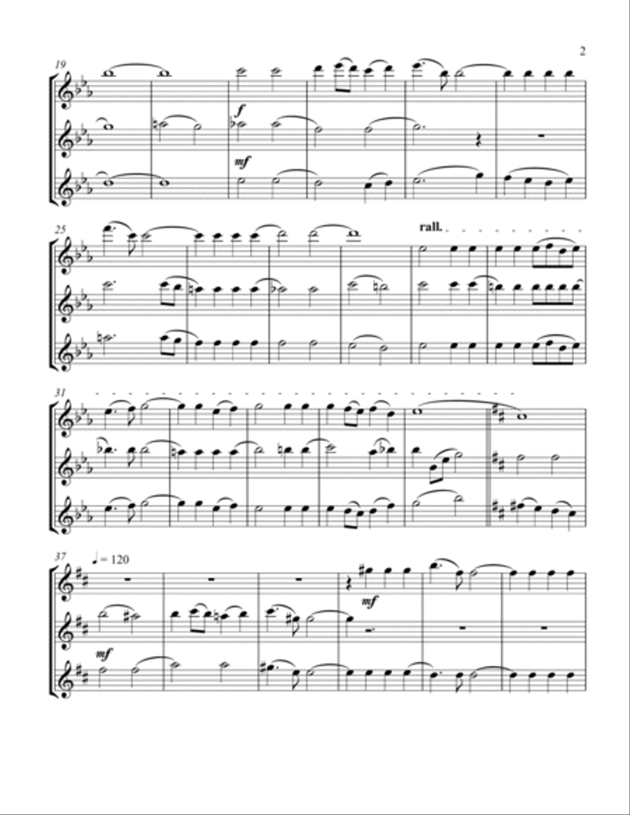 Do I Love You Because You're Beautiful? Flute Trio scores gallery preview page 3