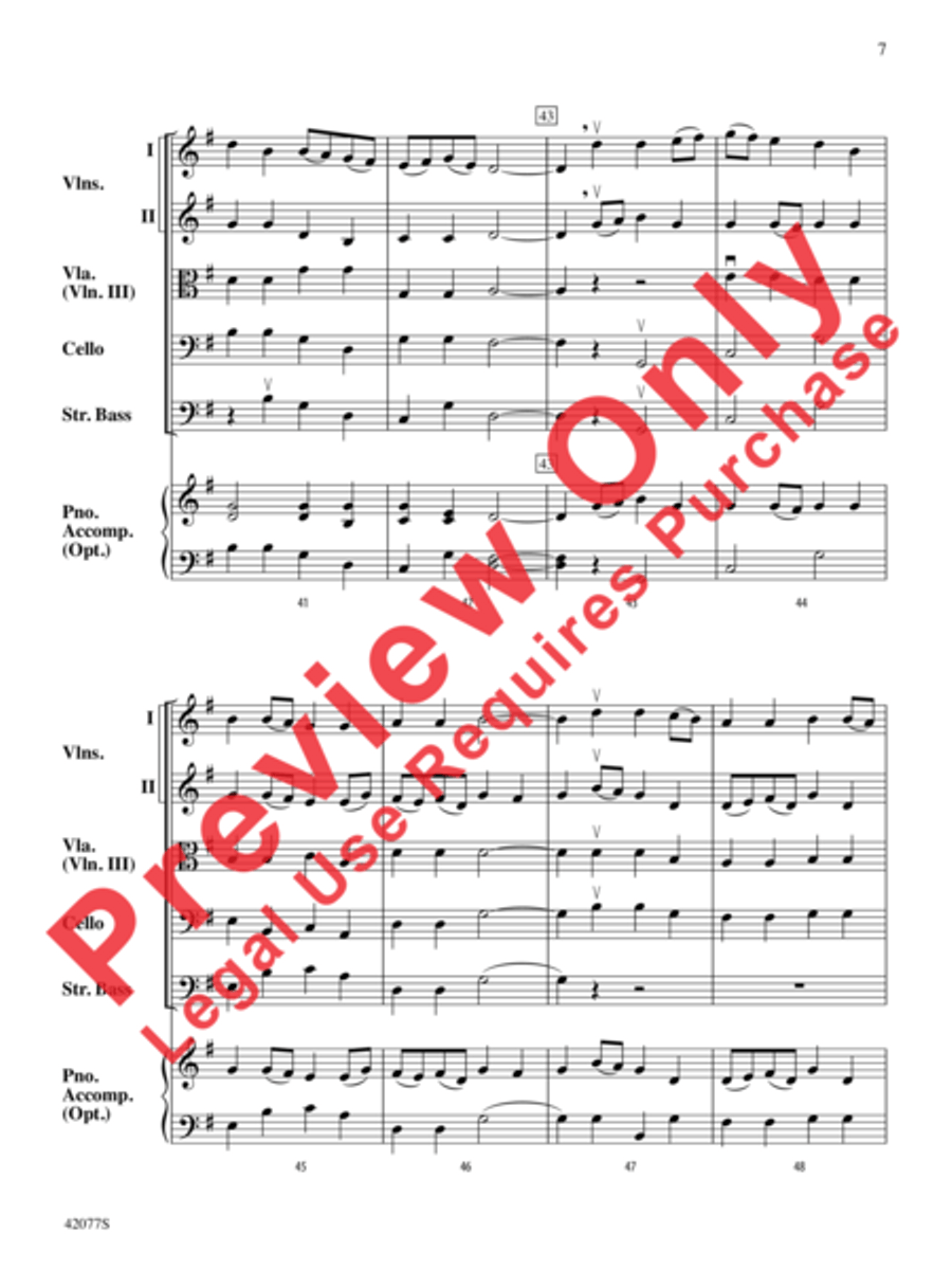 The Explorers String Orchestra scores gallery preview page 9