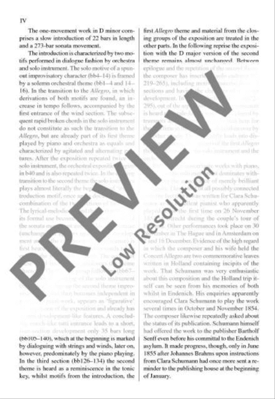 Concert Allegro with Introduction D minor Orchestra scores gallery preview page 5