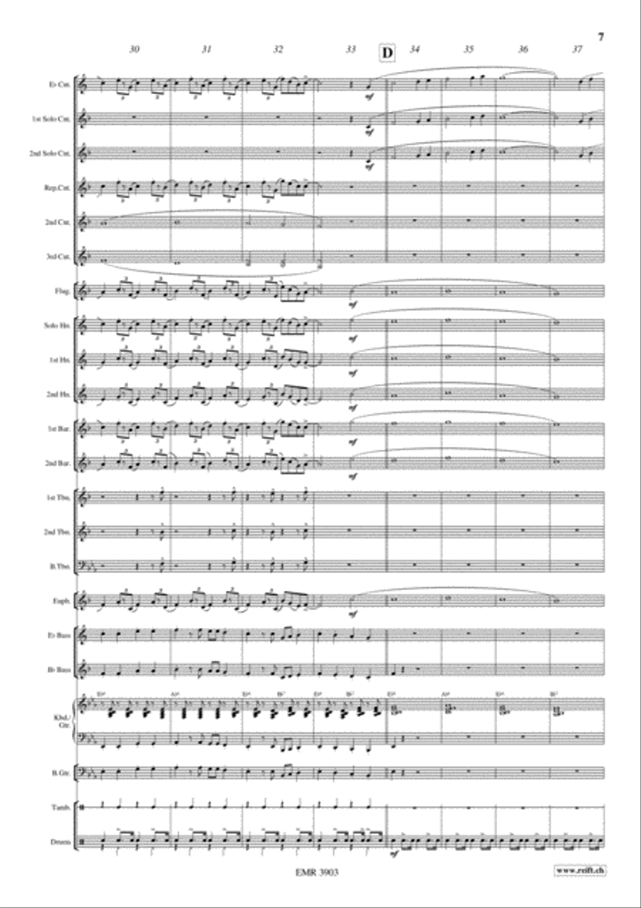 A Swinging Safari Brass Band scores gallery preview page 8
