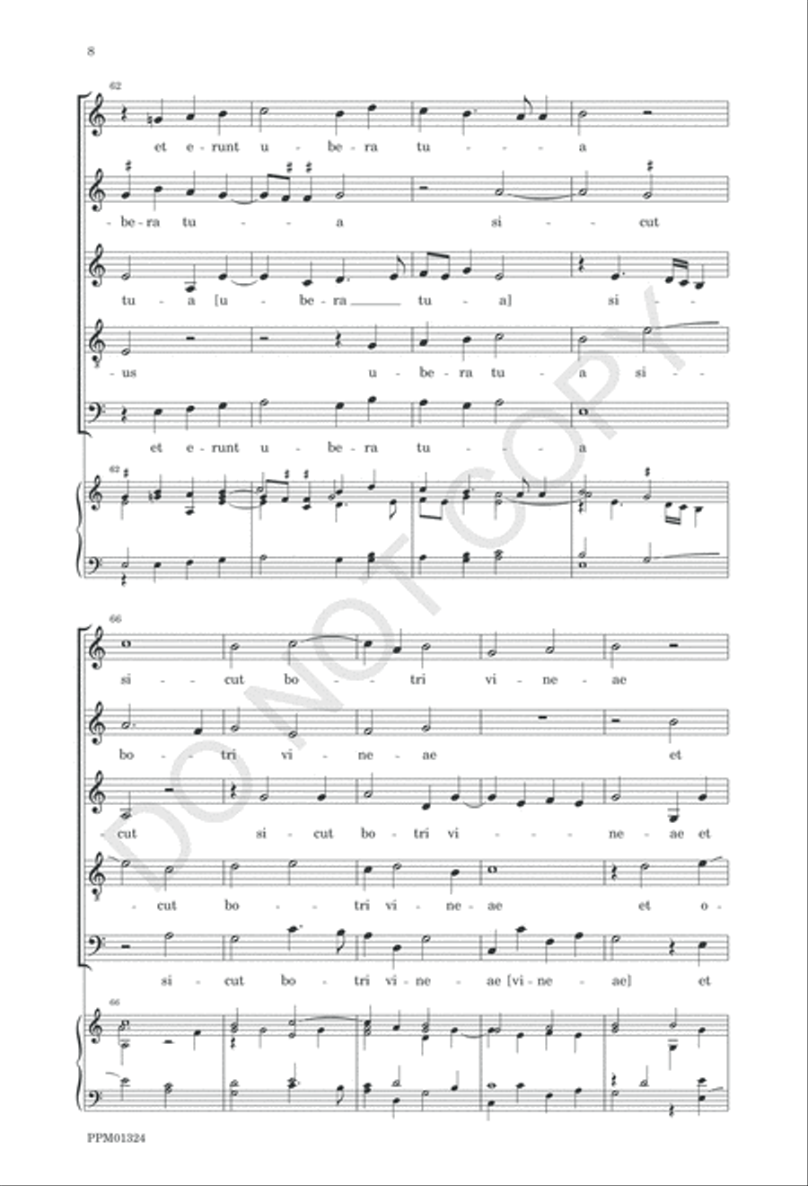 Trahe me post te SSATB scores gallery preview page 13