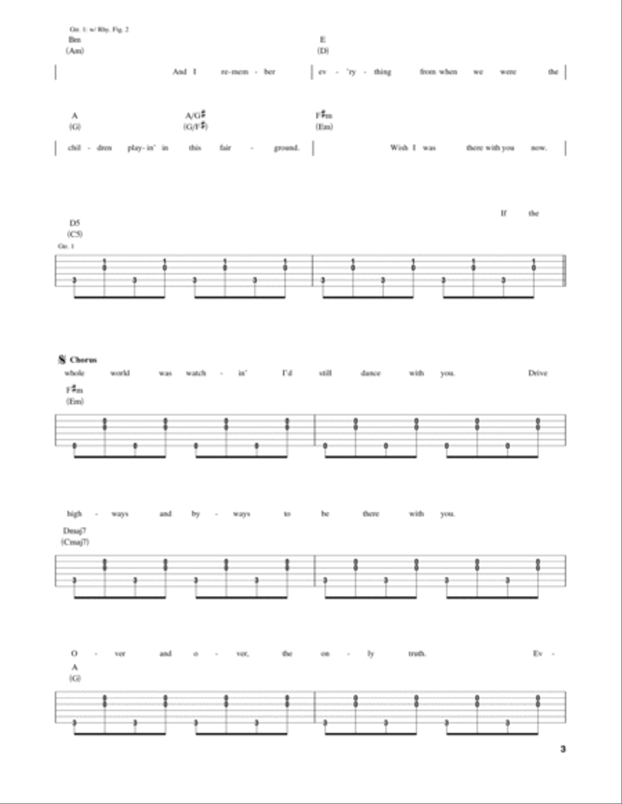 This Town This Town Electric Guitar scores gallery preview page 3