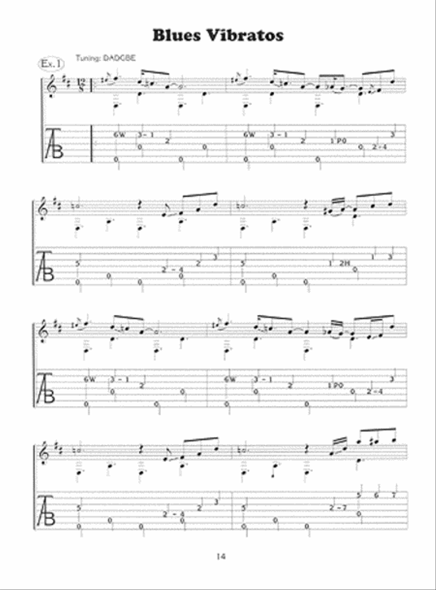 Fingerpicking Guitar Exercises & Hot Licks Acoustic Guitar scores gallery preview page 4