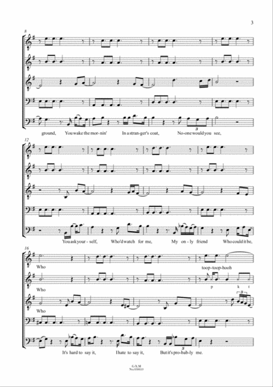 It's Probably Me TTBB scores gallery preview page 3