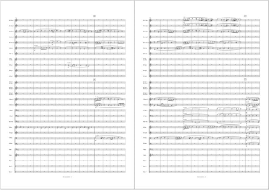 The Danserye Fanfare Band scores gallery preview page 9