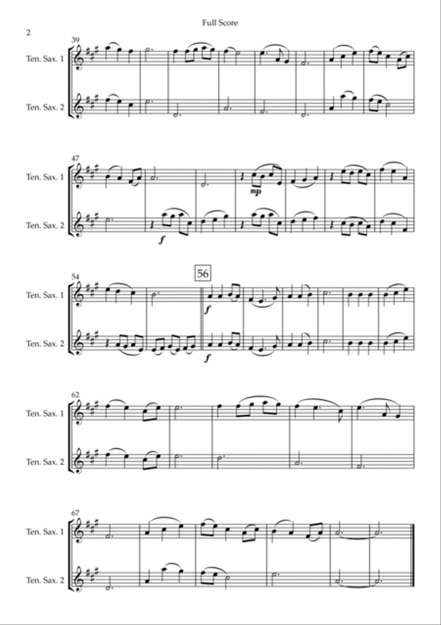 Be Thou My Vision Woodwind Duet scores gallery preview page 2
