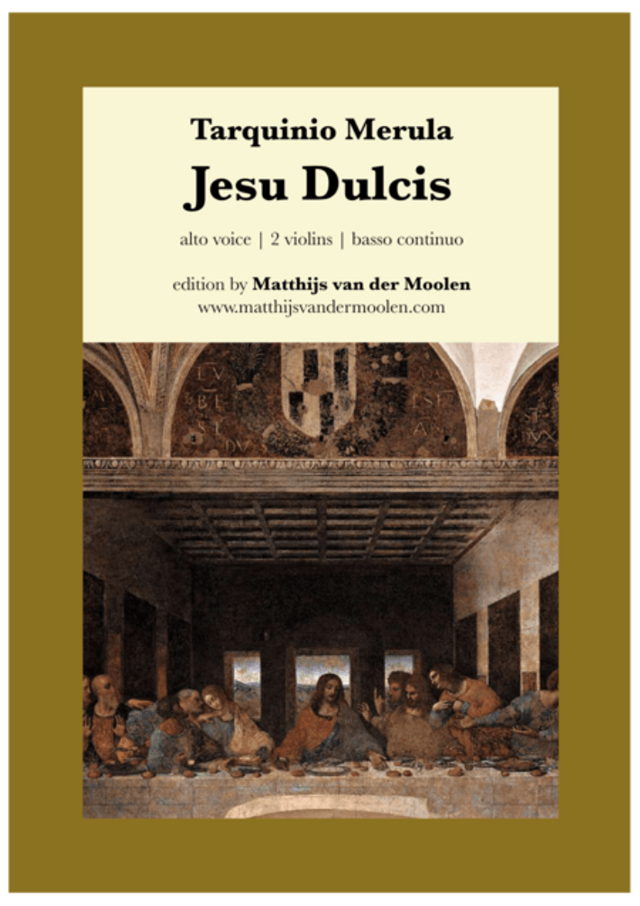 Jesu Dulcis Memoria by Tarquinio Merula Small Ensemble - Digital Sheet Music
