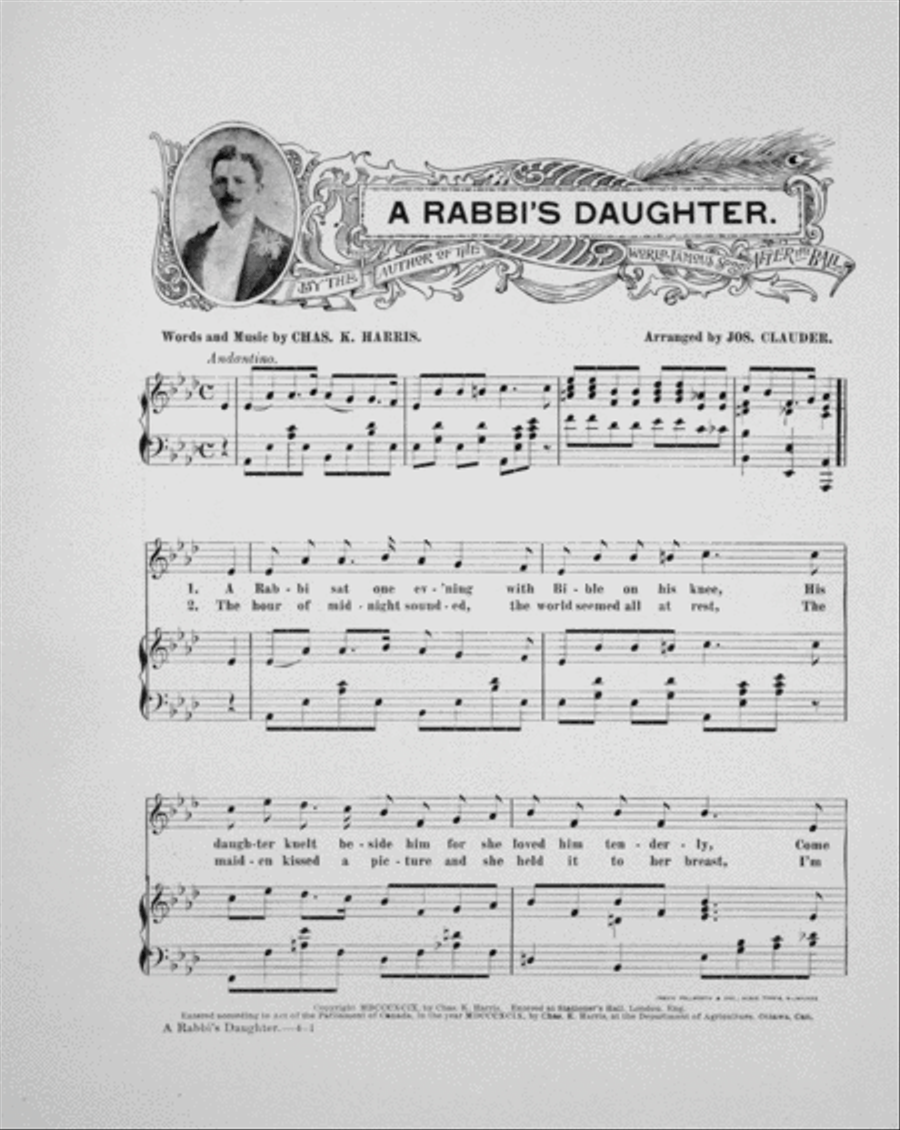 A Rabbi's Daughter Voice scores gallery preview page 2