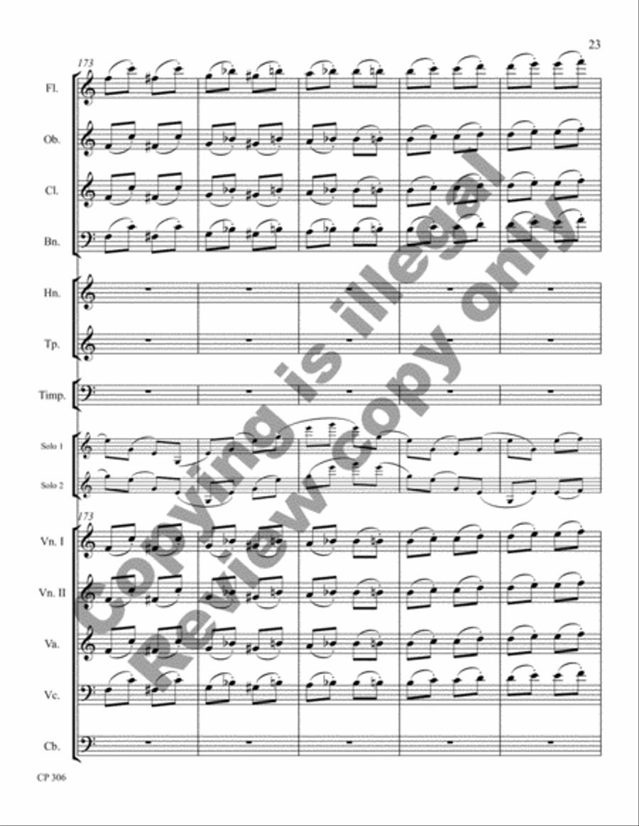 Little Suite Full Orchestra scores gallery preview page 103