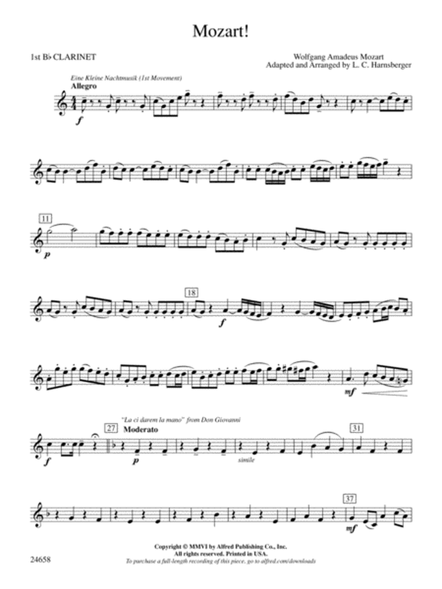 Mozart!: 1st B-flat Clarinet