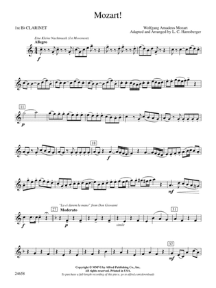 Mozart!: 1st B-flat Clarinet