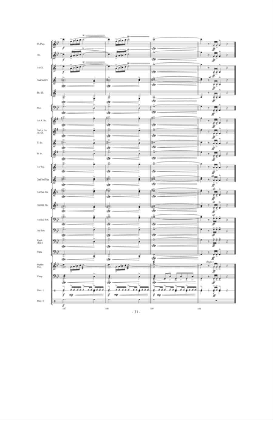 Ascentium Concert Band scores gallery preview page 30