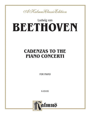 Book cover for Cadenzas to the Piano Concerti